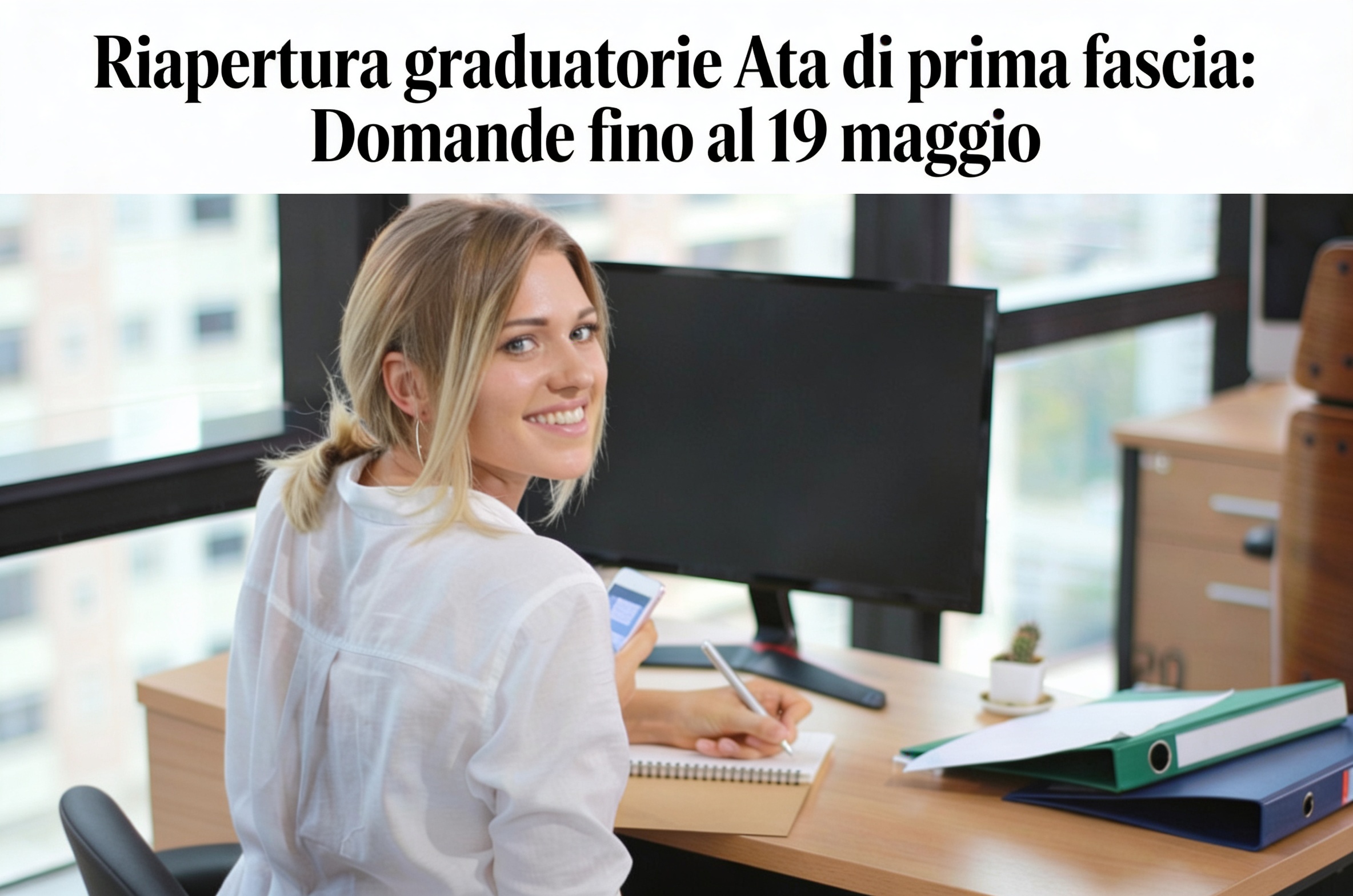 Riapertura graduatorie Ata di prima fascia: Domande fino al 19 maggio