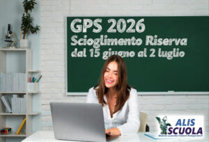 GPS 2026: Scioglimento Riserva dal 15 giugno al 2 luglio